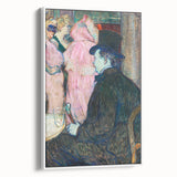 Impressionist Painting - Maxime Dethomas by Toulouse-Lautrec Art Print
