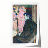 Impressionist Painting - Maxime Dethomas by Toulouse-Lautrec Art Print