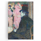 Impressionist Painting - Maxime Dethomas by Toulouse-Lautrec Art Print