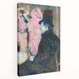 Impressionist Painting - Maxime Dethomas by Toulouse-Lautrec Art Print