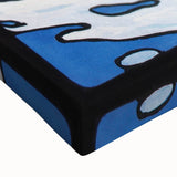 Modern Wall Art – Bold Naval Scene with Vibrant Blue and Red Accents