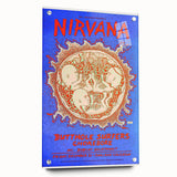Nirvana Concert Poster - Retro Grunge Art for Music Lovers
