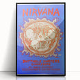 Nirvana Concert Poster - Retro Grunge Art for Music Lovers