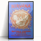 Nirvana Concert Poster - Retro Grunge Art for Music Lovers