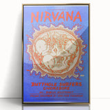 Nirvana Concert Poster - Retro Grunge Art for Music Lovers