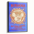 Nirvana Concert Poster - Retro Grunge Art for Music Lovers