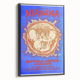Nirvana Concert Poster - Retro Grunge Art for Music Lovers