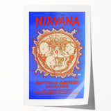 Nirvana Concert Poster - Retro Grunge Art for Music Lovers