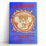 Nirvana Concert Poster - Retro Grunge Art for Music Lovers