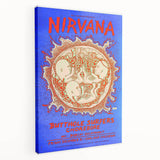 Nirvana Concert Poster - Retro Grunge Art for Music Lovers