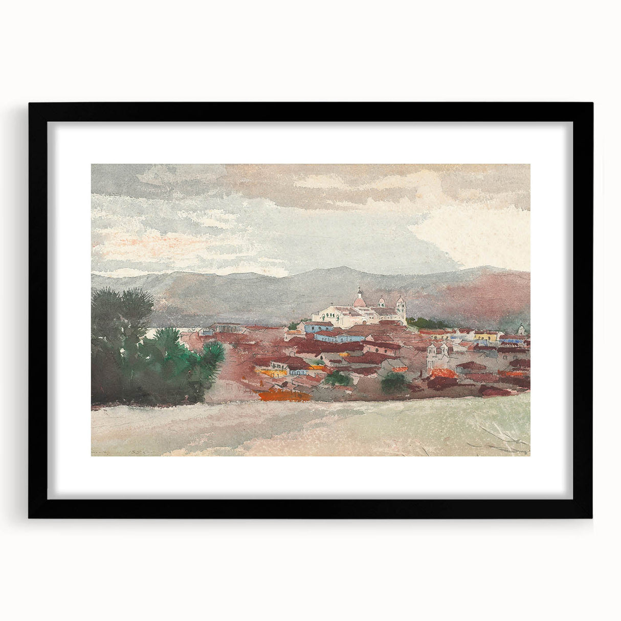 Realism Cityscape Art Print - Santiago de Cuba by Winslow Homer
