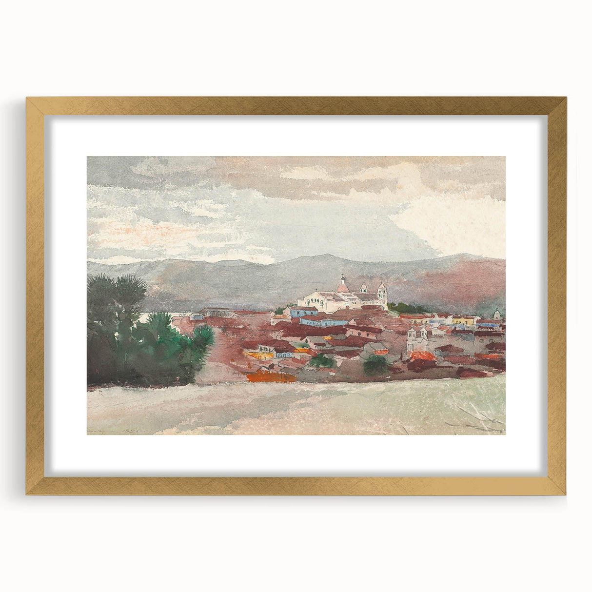 Realism Cityscape Art Print - Santiago de Cuba by Winslow Homer