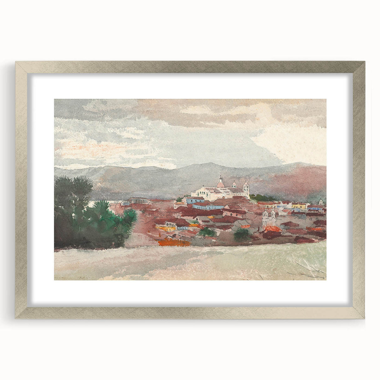 Realism Cityscape Art Print - Santiago de Cuba by Winslow Homer
