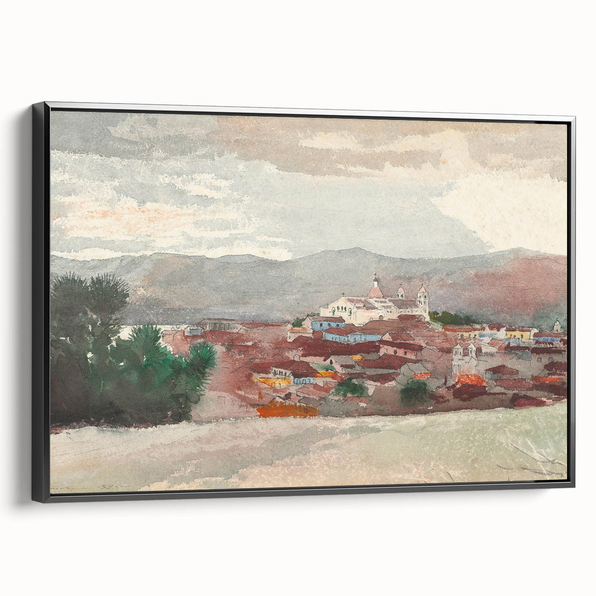Realism Cityscape Art Print - Santiago de Cuba by Winslow Homer
