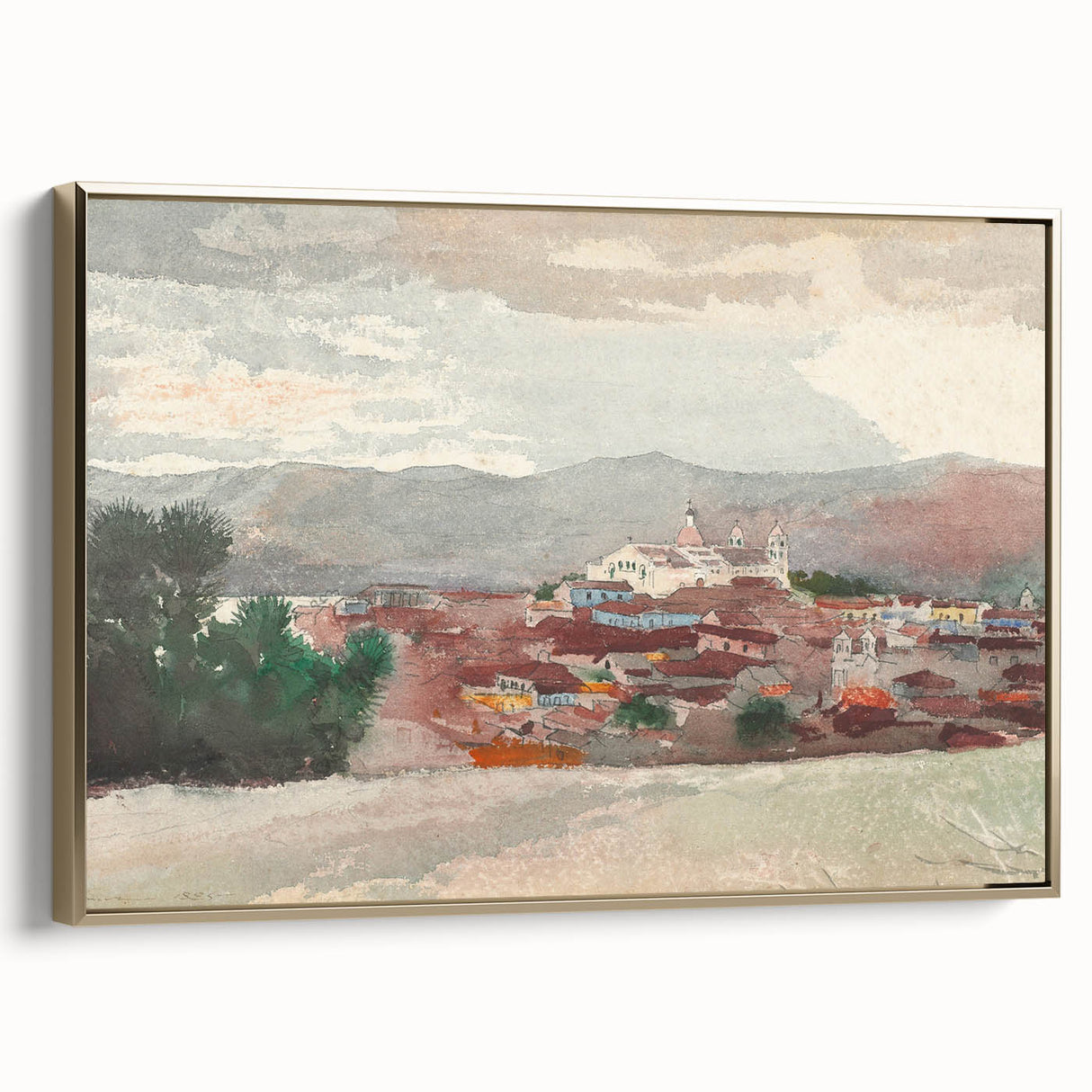 Realism Cityscape Art Print - Santiago de Cuba by Winslow Homer