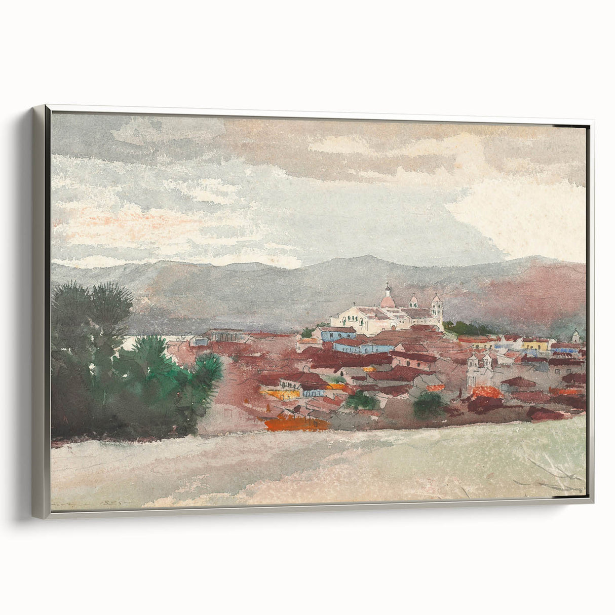 Realism Cityscape Art Print - Santiago de Cuba by Winslow Homer