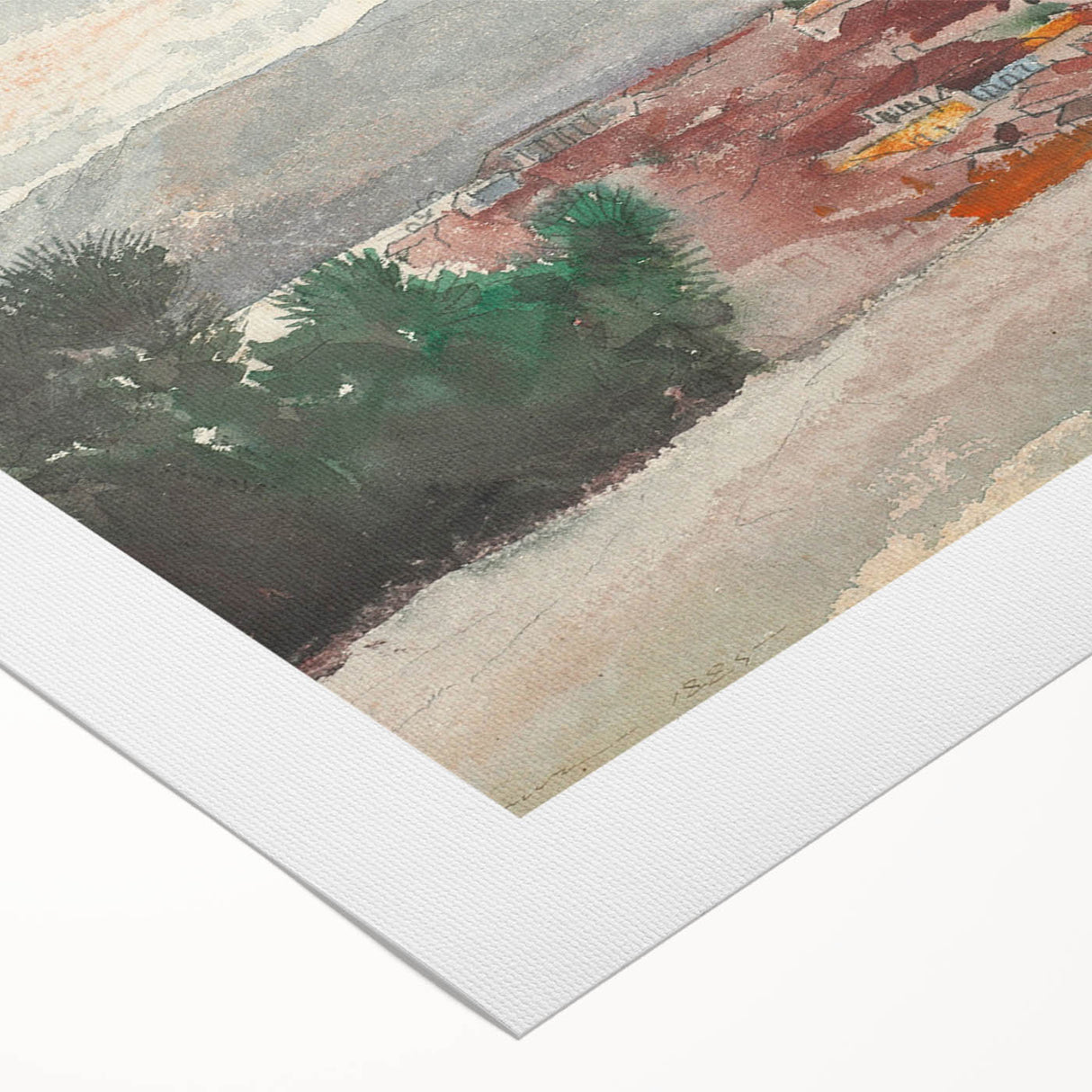 Realism Cityscape Art Print - Santiago de Cuba by Winslow Homer