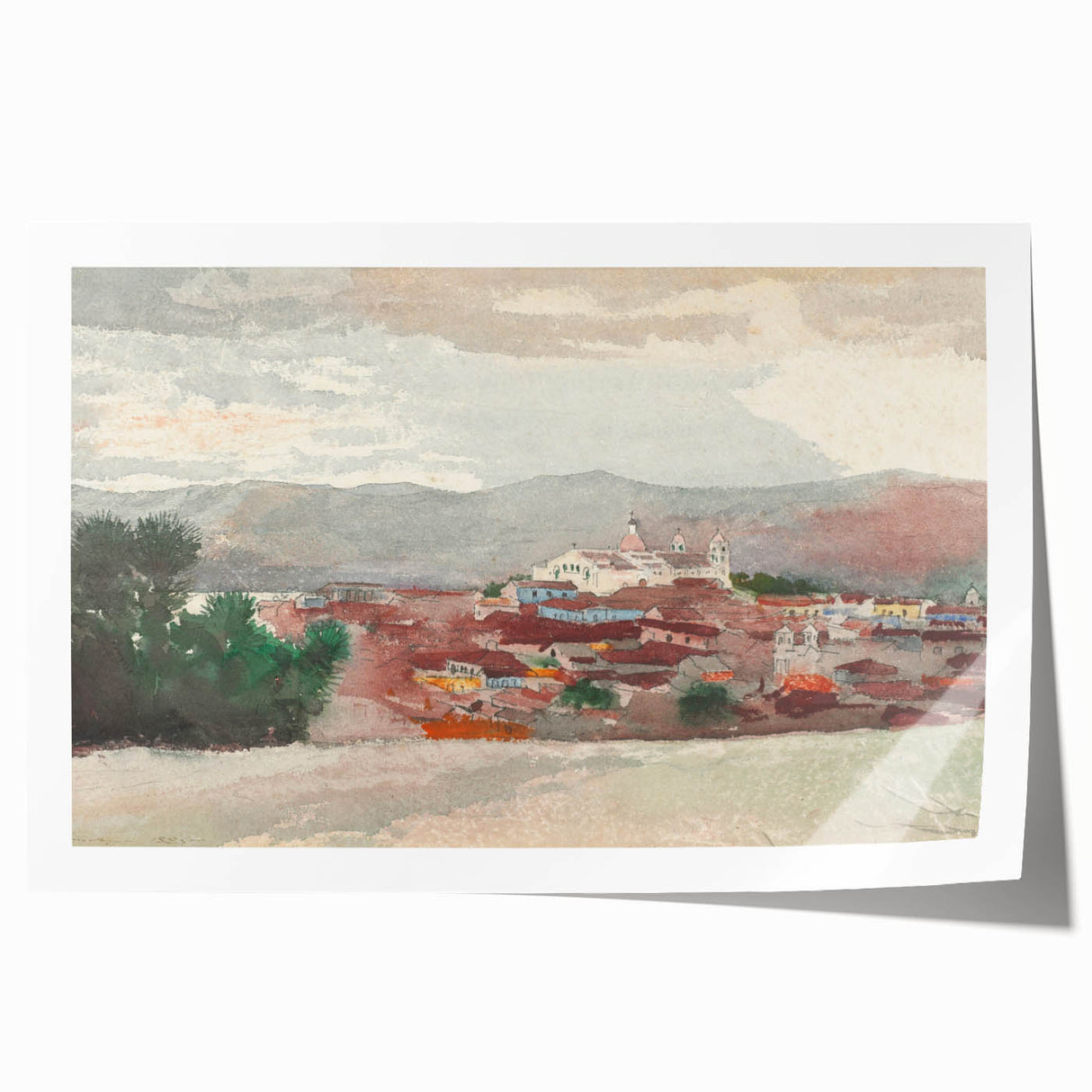 Realism Cityscape Art Print - Santiago de Cuba by Winslow Homer