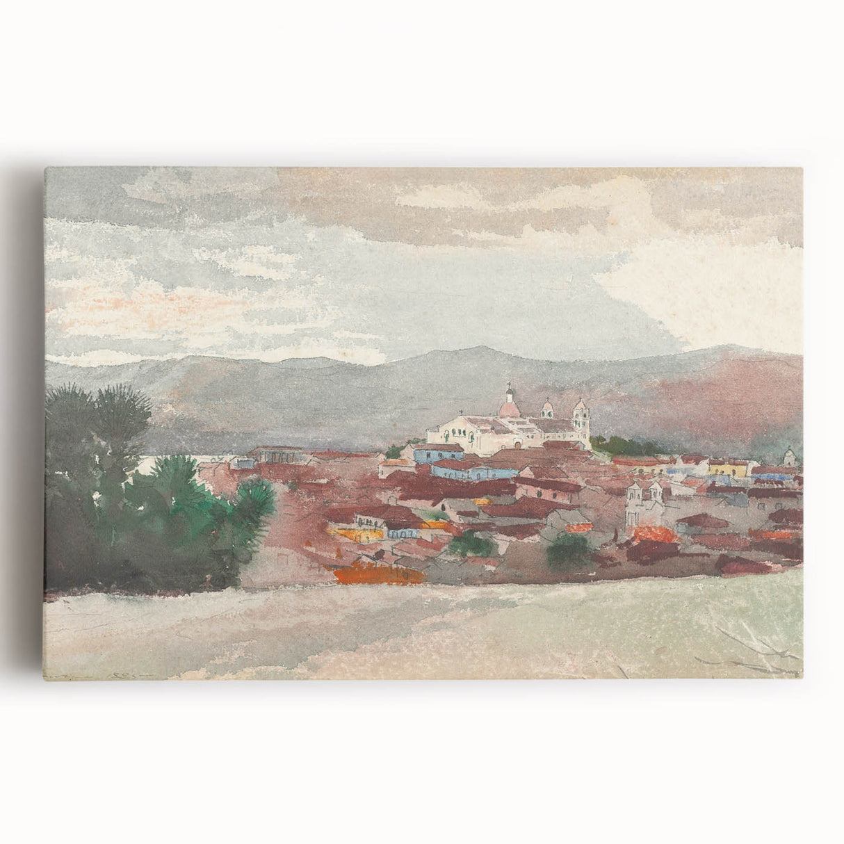 Realism Cityscape Art Print - Santiago de Cuba by Winslow Homer