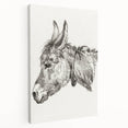 Romanticism Art: Head of a Donkey by Jean-Bernard