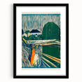 Expressionist Art: The Girls on the Bridge | Vibrant Munch Wall Art