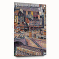 Impressionist Cityscape - Pont Saint-Michel by Luce Wall Art Print