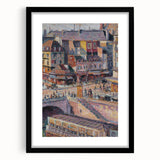 Impressionist Cityscape - Pont Saint-Michel by Luce Wall Art Print