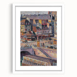 Impressionist Cityscape - Pont Saint-Michel by Luce Wall Art Print