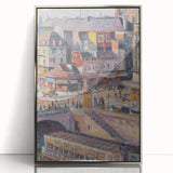 Impressionist Cityscape - Pont Saint-Michel by Luce Wall Art Print