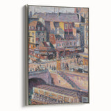 Impressionist Cityscape - Pont Saint-Michel by Luce Wall Art Print
