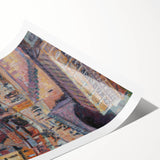 Impressionist Cityscape - Pont Saint-Michel by Luce Wall Art Print