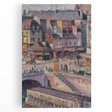 Impressionist Cityscape - Pont Saint-Michel by Luce Wall Art Print