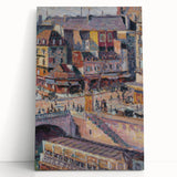 Impressionist Cityscape - Pont Saint-Michel by Luce Wall Art Print