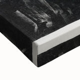 Dramatic Vintage Wall Art - Intense Black and White Scene in Charcoal