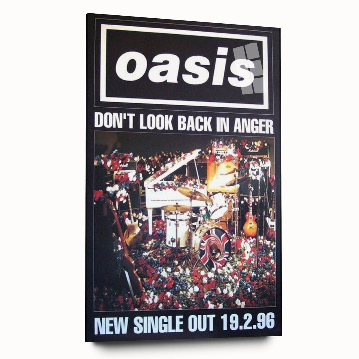 Oasis Don’t Look Back in Anger Poster - Retro Wall Art for Music Lovers
