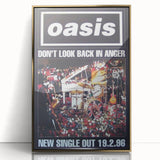 Oasis Don’t Look Back in Anger Poster - Retro Wall Art for Music Lovers