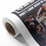 Oasis Don’t Look Back in Anger Poster - Retro Wall Art for Music Lovers