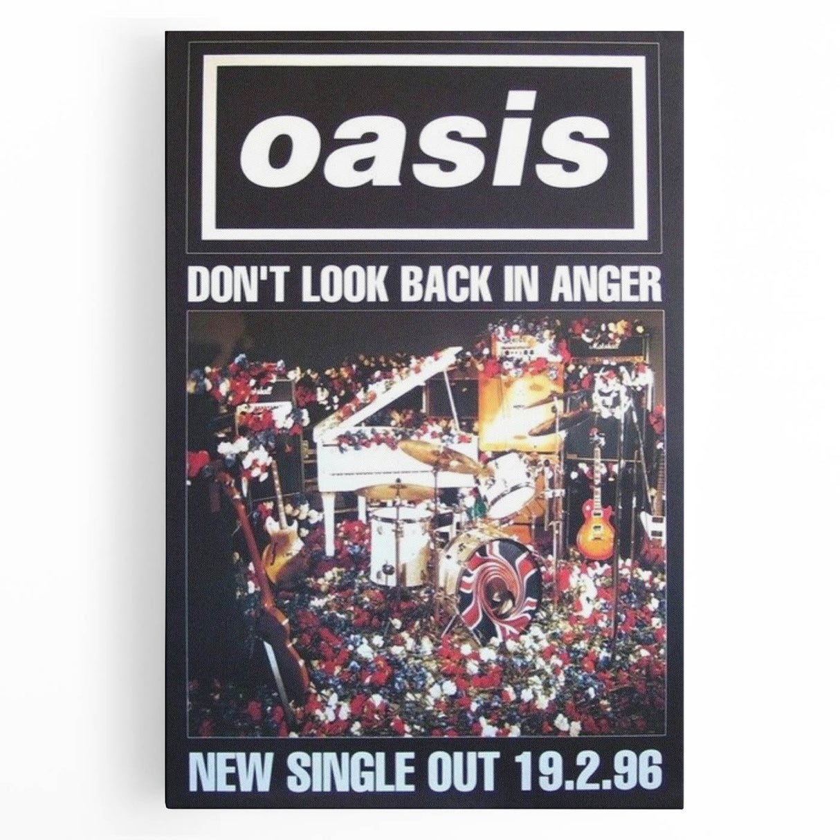 Oasis Don’t Look Back in Anger Poster - Retro Wall Art for Music Lovers