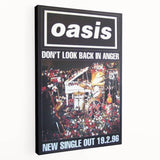 Oasis Don’t Look Back in Anger Poster - Retro Wall Art for Music Lovers