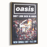 Oasis Don’t Look Back in Anger Poster - Retro Wall Art for Music Lovers