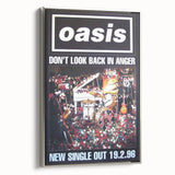 Oasis Don’t Look Back in Anger Poster - Retro Wall Art for Music Lovers