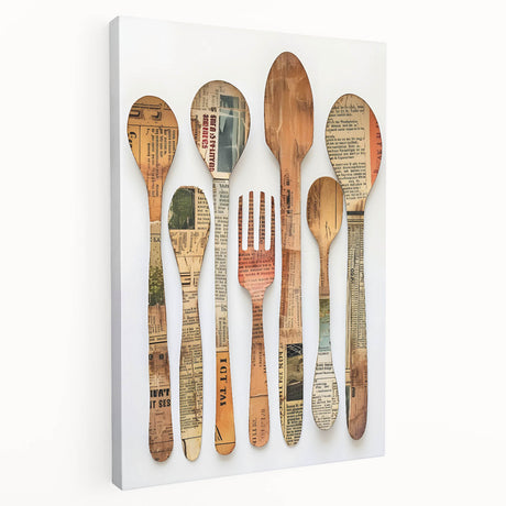 Large stretched canvas featuring a colorful abstract design, ideal for kitchen wall art.
