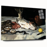 Large abstract wall art in vibrant red and orange tones on acrylic glass, ideal for bedroom or dining room decor.