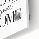 Home Sweet Home - Modern Typography Wall Art Canvas Print