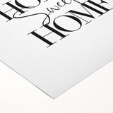 Home Sweet Home - Modern Typography Wall Art Canvas Print
