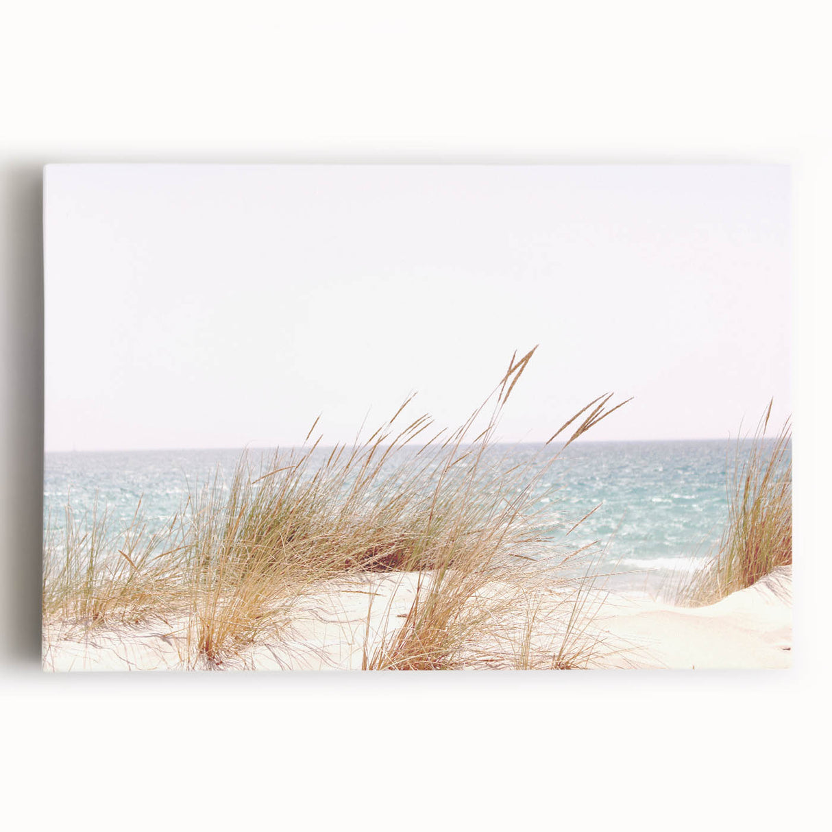 Large black and white abstract design on stretched canvas, ideal for kitchen wall art.