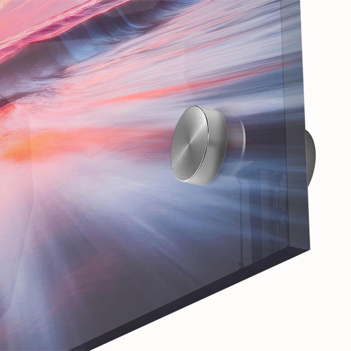 Sunset Ocean Waves – Dynamic Abstract Motion Wall Art