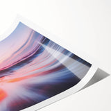 Sunset Ocean Waves – Dynamic Abstract Motion Wall Art