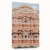 Acrylic glass landscape artwork showcasing a picturesque castle view, captured from the side, highlighting vibrant colors and intricate details, perfect for home decor.