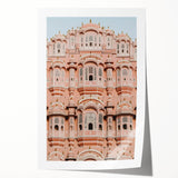 Rolled print showcasing a beautifully detailed landscape featuring a majestic castle surrounded by lush greenery, perfect for home or office decor. This artwork captures the essence of classic architecture and serene nature, enhancing any space with its vibrant colors and intricate design.